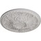 Ekena Millwork Tristan Ceiling Medallion (Fits Canopies up to 5 1/2"), Hand-Painted Ultra Pure White, 26"OD x 3"P CM26TNUWF - alternate 3
